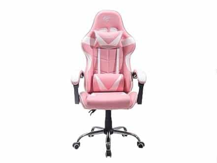 HAVIT CADEIRA GAMER - GC933 ULTIMATE - ROSA E BRANCA (PINK) - Webiishop
