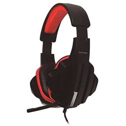 Headset Gamer Multilaser P2 Preto/Vermelho - PH120 - Webiishop