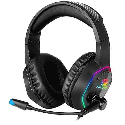Headset Gamer RGB Blackfire Preto FORTREK - Webiishop