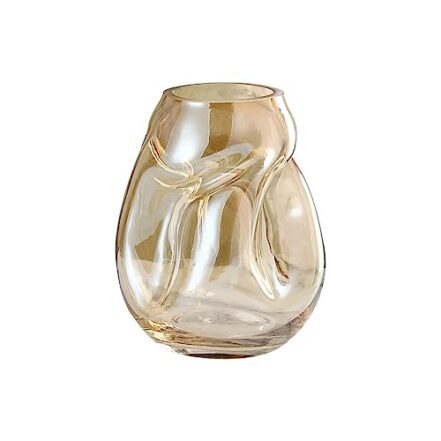 IEUDNS Vaso de vidro vaso de flores ornamento moderno claro vasos decorativos vasos de plantas exibição suporte de plantas para festa interior casamento - Webiishop