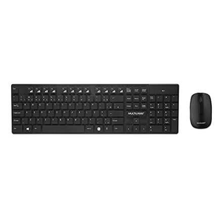 KIT TECLADO E MOUSE SEM FIO TC251 - Webiishop