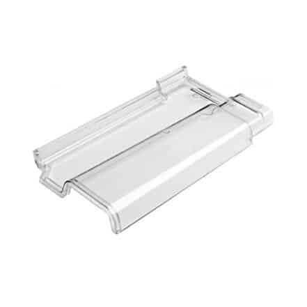 Kit 10 Telhas Romana Transparentes de Policarbonato (Transparente) - Webiishop