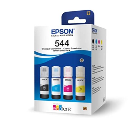 Kit de Garrafas de Tinta Original Epson EcoTank T544 - Magenta, Amarelo, Ciano, Preto - Webiishop