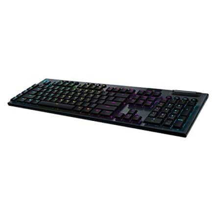 Logitech G915 Keyboard de jogos mecânicos sem fio (clicky), preto - Webiishop