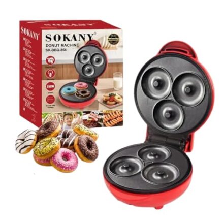 Máquina De Donuts Fábrica De Mini Rosquinha 110v Sokany + NF garantia - Webiishop