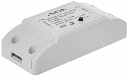 Módulo automação inteligente WiFi AGL, 01 canal, compatível com Alexa - Webiishop