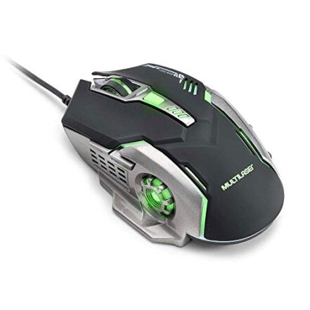Mouse Gamer 2400DPI Preto e Cinza Multilaser - MO269 - Webiishop