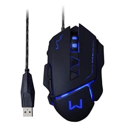 Mouse Gamer Mouse 3200 Dpi Preto Usb Warrior - MO261 - Webiishop