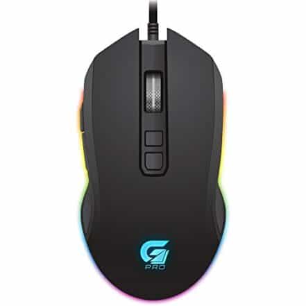 Mouse Gamer Pro M3 RGB 4800 DPI Preto Fortrek - Webiishop