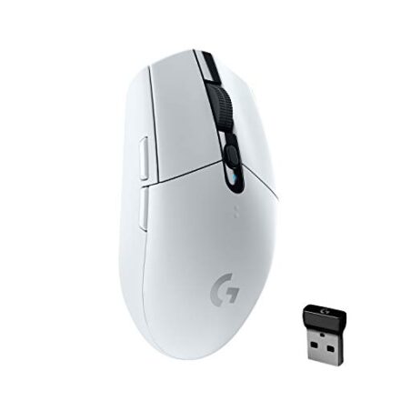 Mouse Gamer Sem Fio Logitech G305 LIGHTSPEED com 6 Botões Programáveis e Até 12.000 DPI - Branco - Webiishop