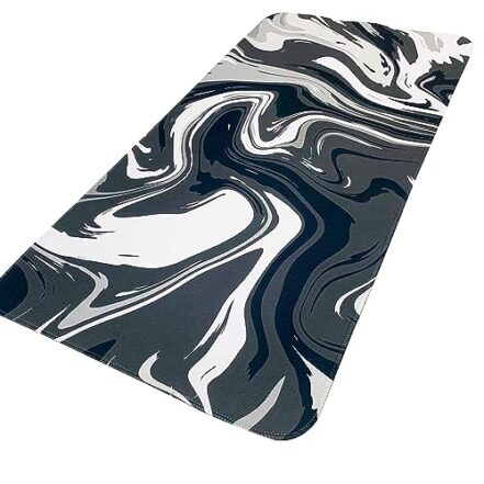 Mouse Pad Gamer Extra Grande Speed Anti Derrapante Profissional Desk Pad Large Wide 90x40 - Abstrato Abstract Cinza - Webiishop