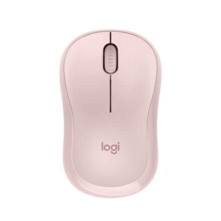 Mouse Sem Fio Logitech M240 com Conexão Bluetooth, Clique Silencioso, Design Ambidestro Compacto, Bateria de 18 Meses, Compatível com Windows, macOS, ChromeOS - Rosa - Webiishop