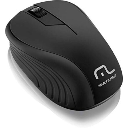 Mouse Sem Fio MS350 Conexão Usb 1200dpi 3 Botões Ergonômico Preto - MO212 - Webiishop