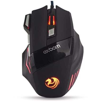 Mouse gamer 3200 dpi com fio USB 7D extreme 7cores RGB xtreme 4modo DPI gaming MS-G260 x7 - Webiishop