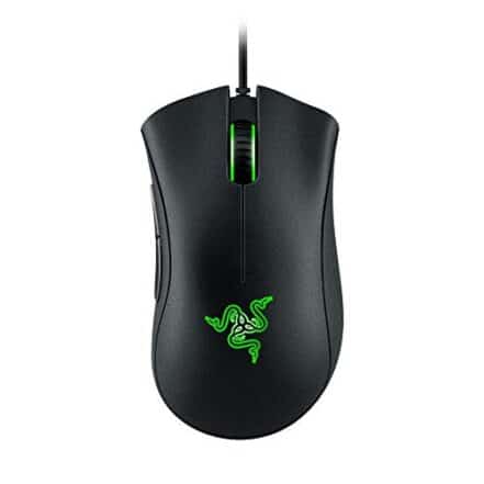 Mouse gamer Razer DeathAdder Essential: Sensor óptico 6400 DPI - 5 botões programáveis -Preto clássico - Webiishop