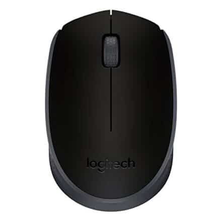 Mouse sem fio Logitech M170 com Design Ambidestro Compacto, Conexão USB e Pilha Inclusa - Preto - Webiishop