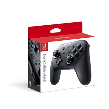 Nintendo, Controle Nintendo Switch Pro, Vibração HD, Controle de Movimento, Funcionalidade Amiibo Embutida, Cinza - Webiishop