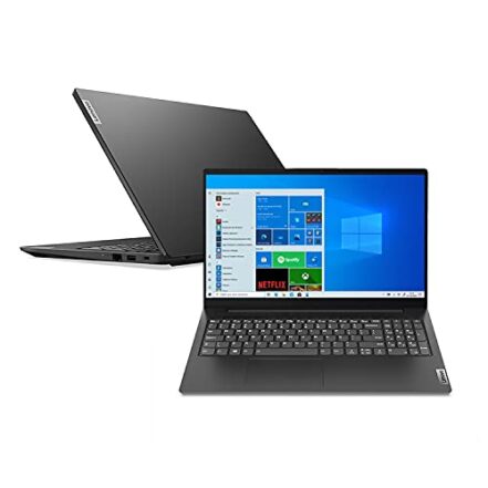 Notebook Lenovo V15 i7-1165G7 8GB 256GB SSD Windows 10 Pro 15.6" FHD Antirreflexo 82ME0004BR Preto - Webiishop