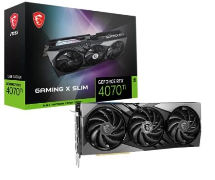 Placa de Video RTX4070TI 12GB GAMING X SLIM G6X 192B MSI 912-V513-276 - Webiishop