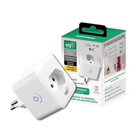 Plug de Tomada Inteligente Bivolt 16A com Conexão WI-FI e Bluetooth Branca - SHPT400 ELG - Webiishop