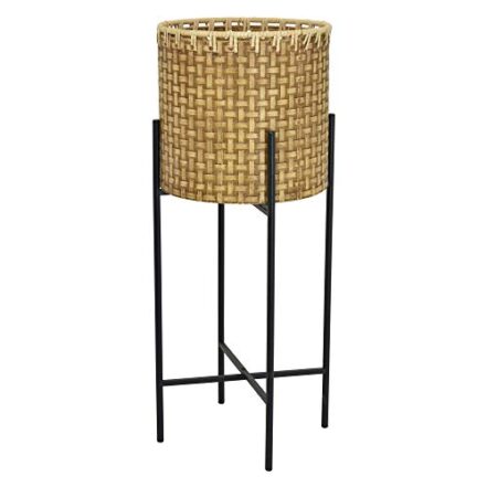 Plutus Brands Vaso de metal em metal marrom - Webiishop