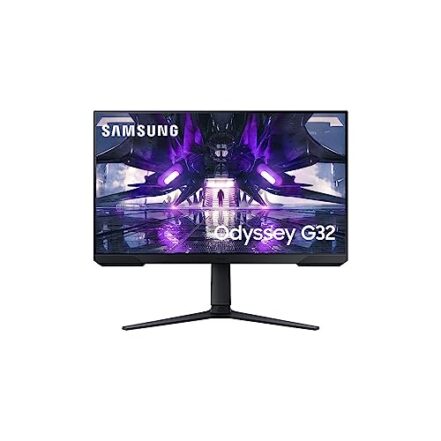 SAMSUNG Monitor Gamer Odyssey 27", FHD, 165Hz, 1ms, com ajuste de altura, HDMI, DP, Freesync, Preto, Série G32 - Webiishop