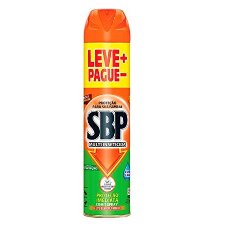 SBP Inseticida Aerossol Com Óleo De Eucalipto 450 Ml - Webiishop