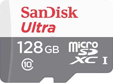 SanDisk Cartão microSDXC Ultra SDSQUNS-128G-GN6MN 128GB 80MB/s UHS-I Classe 10 - Webiishop