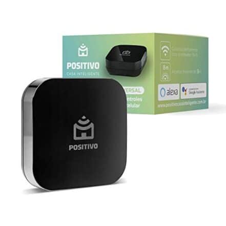 Smart Controle Universal Wi-Fi Positivo Casa Inteligente, All-in-One, Controle Pelo Celular ou Comando de Voz, Infravermelho, Rede 2.4 GHz, Bivolt – Compatível com Alexa - Webiishop