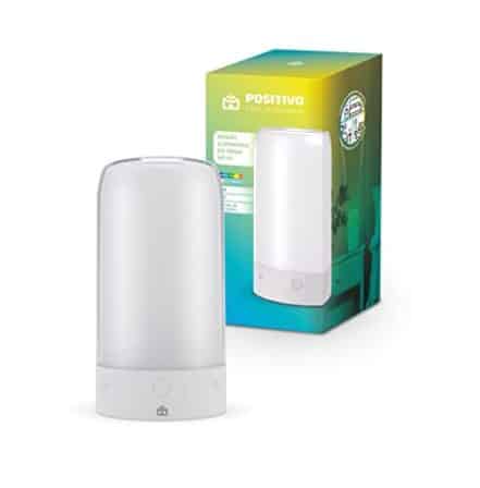 Smart Luminária de Mesa Wi-Fi Positivo Casa Inteligente, RGB, Branca, LED, 5W, Bivolt - Compatível com Alexa - Webiishop