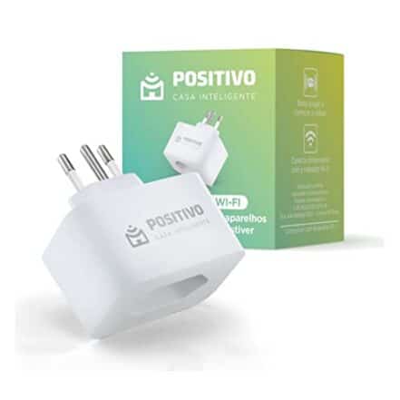 Smart Plug Max Wi-Fi 16A/1600W- NBR, Positivo Casa Inteligente, Ligue ou Desligue seus Eletrodomésticos Através do Celular, Compatível com Alexa - Webiishop
