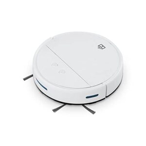 Smart Robo Aspirador Wi Fi Positivo Casa Inteligente 3 em 1 Varre Aspira e Passa Pano Retorna para Base Controle por Comando de voz ou pelo App Bivolt Compativel com Alexa 0