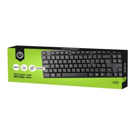 TECLADO USB PADRÃO ABNT2 BPC-8236-1.3M BRAZIL PC - Webiishop