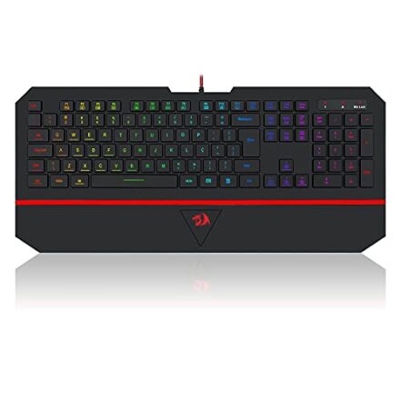 Teclado Gamer Membrana Redragon Karura 2 RGB ABNT2 Preto - K502RGB, UNICO - Webiishop