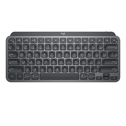 Teclado sem fio Logitech MX Keys Mini com Iluminação Inteligente, Conexão Bluetooth e USB com Easy-Switch para até 3 dispositivos e Bateria Recarregável - Grafite, 920-010505 - Webiishop