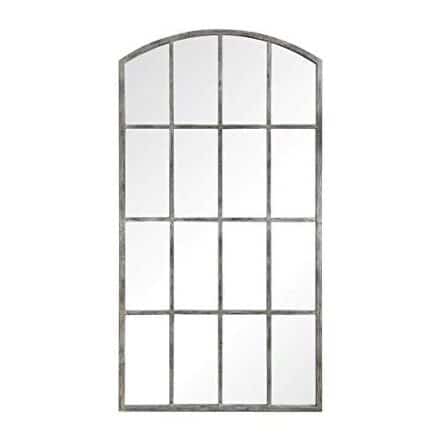 Uttermost Espelho Amiel Marfim, cinza enferrujado envelhecido, 107 cm L x 3,8 cm P x 208 cm A (U09542) - Webiishop