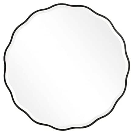 Uttermost Espelho redondo preto Aneta 09693 - Webiishop