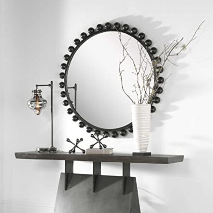 Uttermost Espelho redondo preto Cyra 09694 2,625 x 44 x 44 - Webiishop
