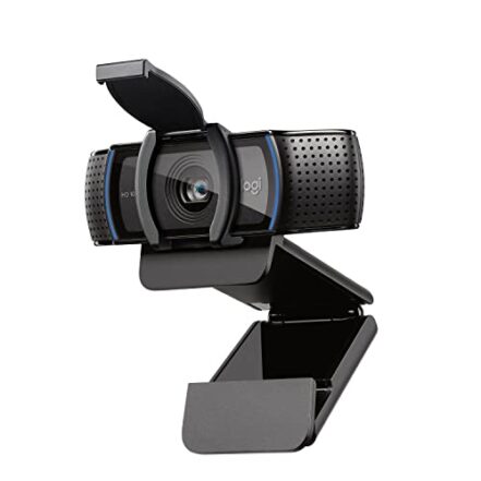 Webcam Full HD Logitech C920s com Microfone Embutido e Proteção de Privacidade para Chamadas e Gravações em Video Widescreen 1080p - Compatível com Logitech Capture - Webiishop