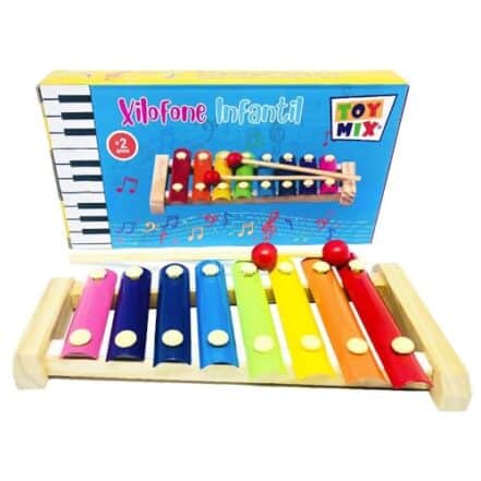 Xilofone Infantil Brinquedo Musical Diferente Com 8 Notas Toy Mix - Webiishop
