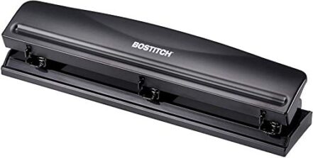 Bostitch 3 furos de perfuração, 12 folhas - Webiishop