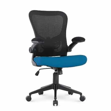 Cadeira Office DT3 Vita, ergonomica e confortável com revestimento Mesh Spandex™+Tecido Softex™, braço retrátil até 90º, suporta até 110kg e altura máx. de 1,75m - Webiishop