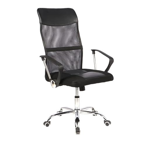 Cadeira Presidente Escritório Giratória Preto Tela Mesh - Webiishop