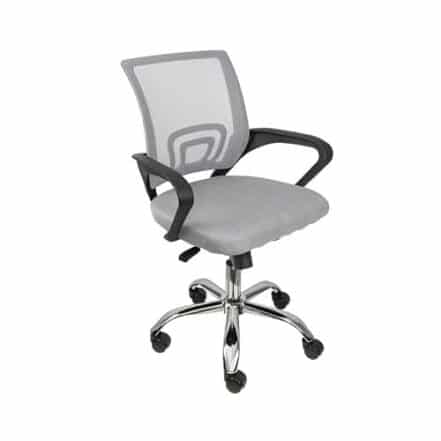 Cadeira de Escritório Begonia Tela Mesh Ergonômica Cinza - Webiishop