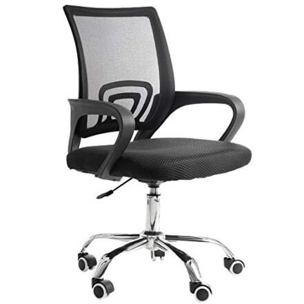 Cadeira de Escritório Giratória Diretor Executive Três Comfort Preta - Webiishop