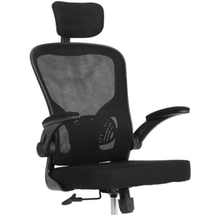 Cadeira de Escritório Presidente Moob VENEZA Giratória Ergonômica Com Sistema Relax Preta - Webiishop