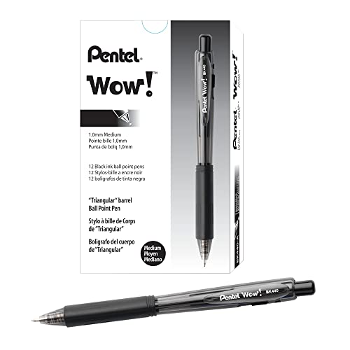 Caneta Retrátil Emborrachada, Pentel, Multicor - Webiishop
