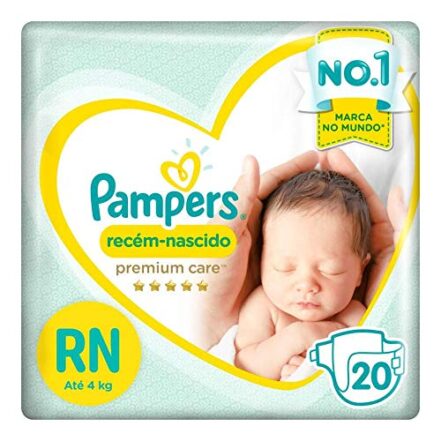 Conjunto Pampers fralda Premium Care - Webiishop