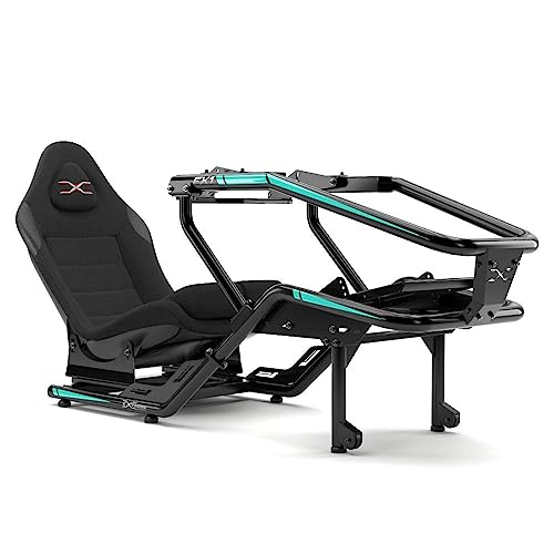 Extreme Simracing Cockpit Suporte Para Volante Estação Simples Fórmula 1 FX1Preto/Verde - Webiishop