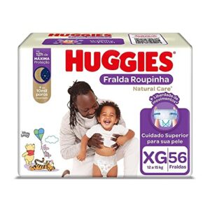HUGGIES Fralda Huggies Natural Care Roupinha Xg 56 Unidades 0